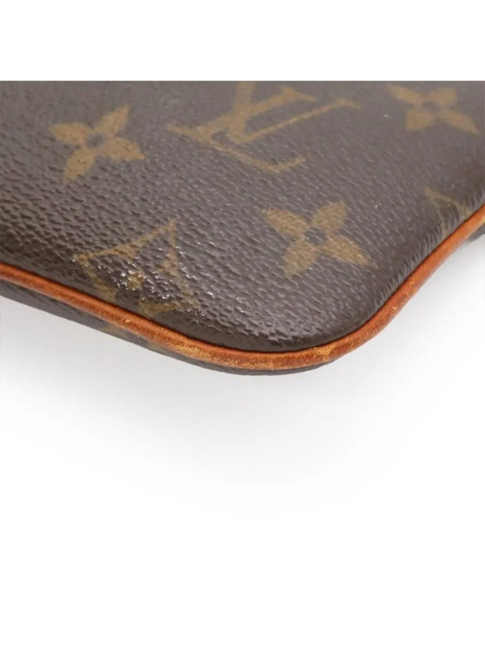 Louis Vuitton Monogram Pochette Mirror PM Chain Pouch Party Mini Bag